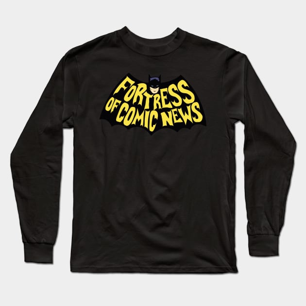 Fortress of Comic News Logo Long Sleeve T-Shirt by Fortress Comics